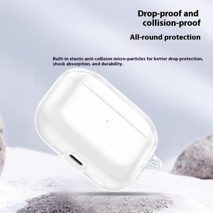Защитный чехол UniCase Crystal Cover (FH) для AirPods Pro 3 - Transparent (390117T) Защитный чехол UniCase Crystal Cover (FH) для AirPods Pro 3 - Transparent: фото 6 из 9