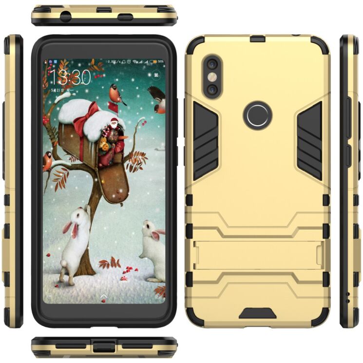 Захисний чохол UniCase Hybrid для Xiaomi Redmi S2 - Gold: фото 4 з 5