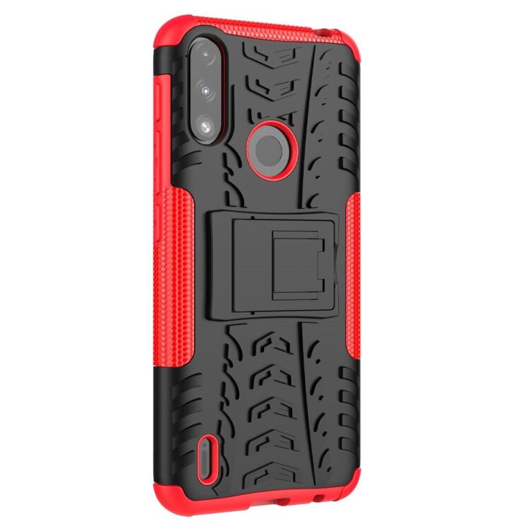 Защитный чехол UniCase Hybrid X для Motorola Moto E7 Power / Moto E7i - Red: фото 9 из 12