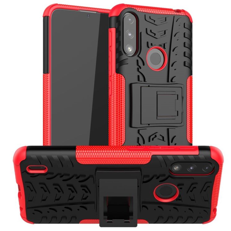 Защитный чехол UniCase Hybrid X для Motorola Moto E7 Power / Moto E7i - Red: фото 1 из 12