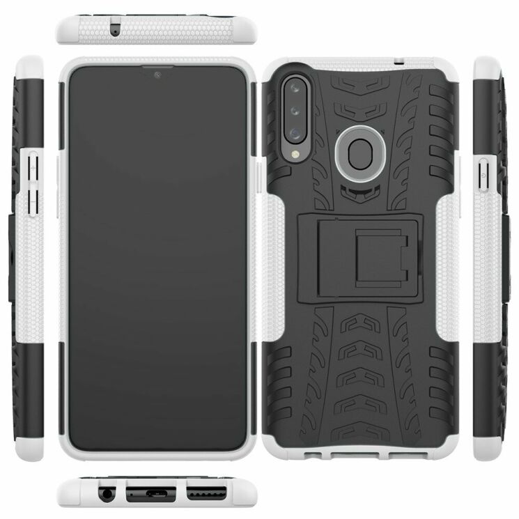 Захисний чохол UniCase Hybrid X для Samsung Galaxy A20s (A207) - White: фото 8 з 8