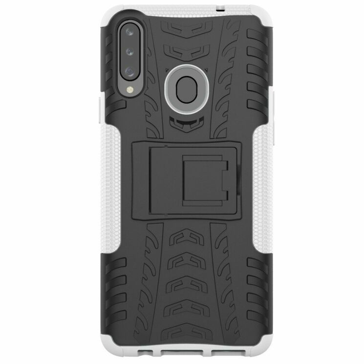Захисний чохол UniCase Hybrid X для Samsung Galaxy A20s (A207) - White: фото 2 з 8