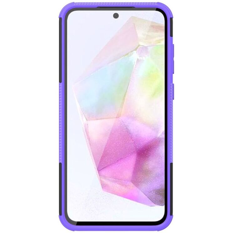 Защитный чехол UniCase Hybrid X для Samsung Galaxy A35 (A356) - Purple: фото 5 из 14