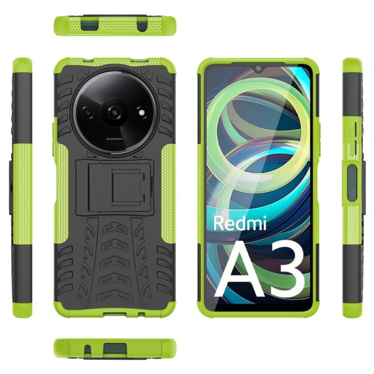 Защитный чехол UniCase Hybrid X для Xiaomi Redmi A3 - Purple: фото 8 из 15
