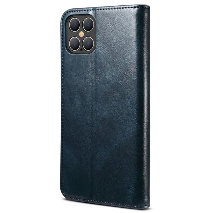 Защитный чехол UniCase Leather Wallet для Apple iPhone 12 / 12 Pro - Blue: фото 3 из 8