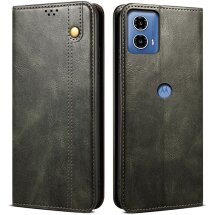 Защитный чехол UniCase Leather Wallet для Motorola Edge 50 Fusion - Green: фото 1 из 6