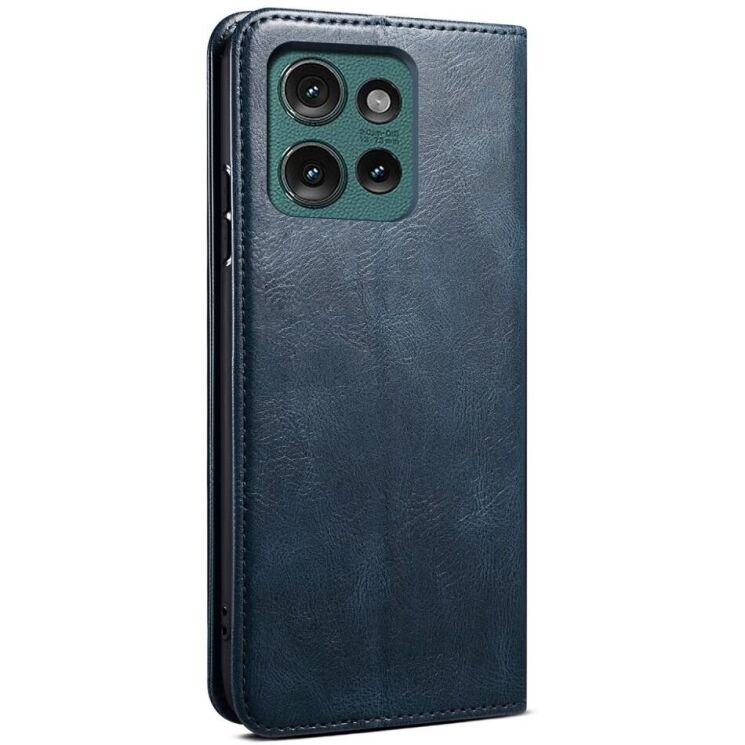 Защитный чехол UniCase Leather Wallet для Motorola Edge 50 - Blue: фото 6 из 6