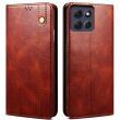 Захисний чохол UniCase Leather Wallet для Motorola Moto G86 - Brown (383338Z)