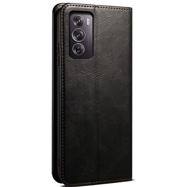Защитный чехол UniCase Leather Wallet для OPPO Reno 12 - Black: фото 6 из 6