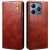 Защитный чехол UniCase Leather Wallet для Realme C63 / C61 / Note 60x - Brown: фото 1 из 6