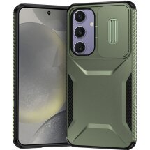 Защитный чехол UniCase Shuttle Guard для Samsung Galaxy S24 FE (S721) - Green: фото 1 из 7