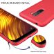 Защитный чехол UniCase Twill Soft для Xiaomi Pocophone F1 - Red (117258R). Фото 6 из 7