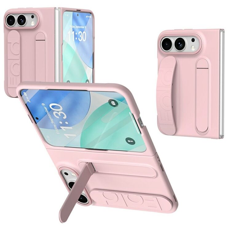 Захисний чохол UniCase Wrist Stand (FF) для iPhone Duo - Pink: фото 1 з 7