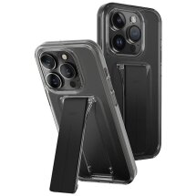 Защитный чехол UNIQ Heldro Mount with Stand для Apple iPhone 15 Pro Max - Smoky Grey: фото 1 из 9