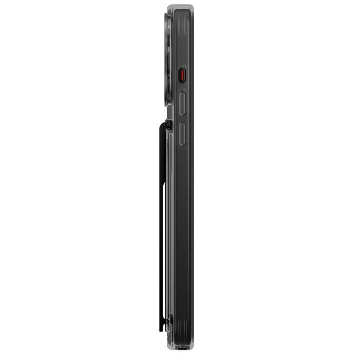 Защитный чехол UNIQ Heldro Mount with Stand для Apple iPhone 15 Pro Max - Smoky Grey: фото 5 из 9