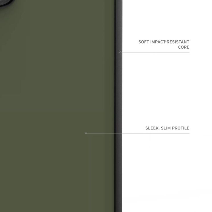 Захисний чохол URBAN ARMOR GEAR Civilian LT Magsafe для Samsung Galaxy S25 Ultra (S938) 214501117272 - Olive: фото 12 з 15