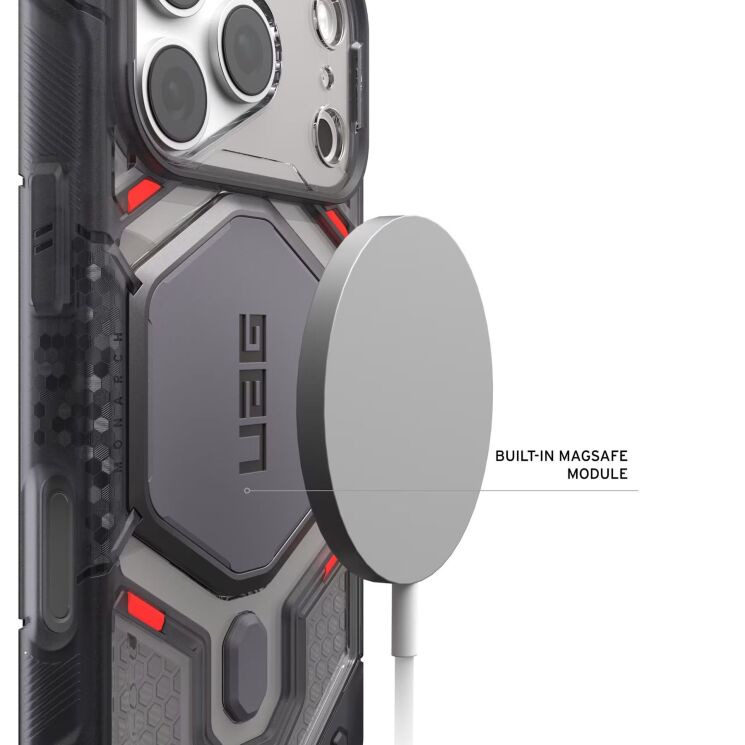 Защитный чехол URBAN ARMOR GEAR Monarch Pro Veil для iPhone 18 Pro (114569113190) - Ash (440114A) Защитный чехол URBAN ARMOR GEAR Monarch Pro Veil для iPhone 18 Pro (114569113190) - Ash: фото 6 из 12