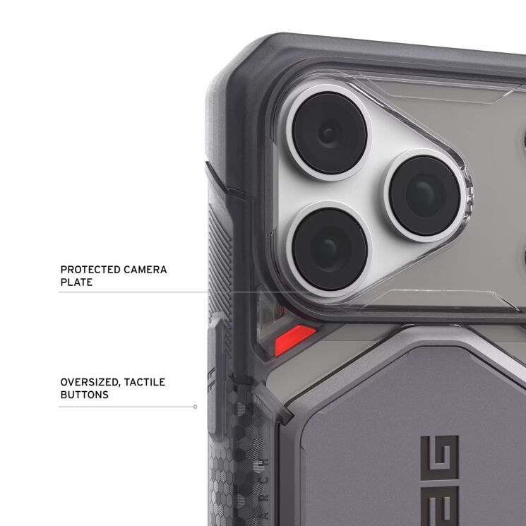 Защитный чехол URBAN ARMOR GEAR Monarch Pro Veil для iPhone 18 Pro (114569113190) - Ash (440114A) Защитный чехол URBAN ARMOR GEAR Monarch Pro Veil для iPhone 18 Pro (114569113190) - Ash: фото 7 из 12