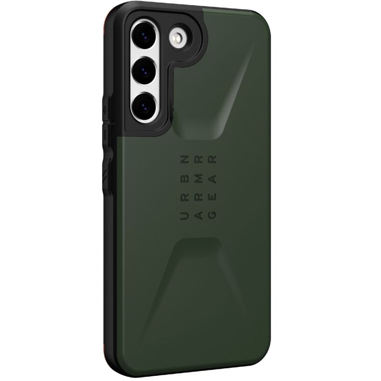 Защитный чехол URBAN ARMOR GEAR (UAG) Civilian для Samsung Galaxy S22 (S901) - Olive: фото 3 из 11