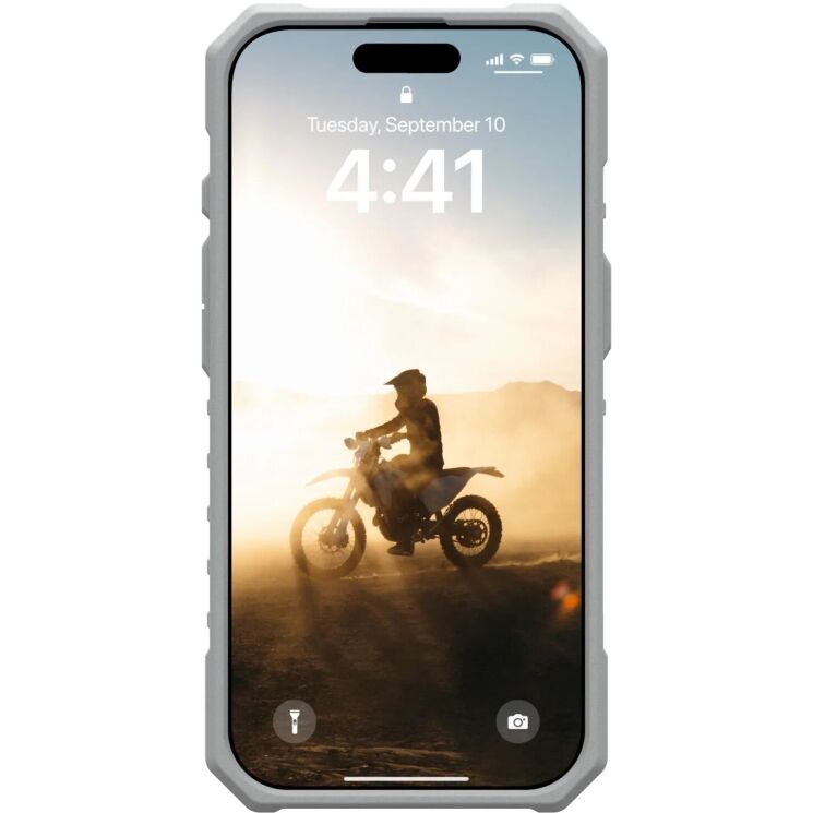 Защитный чехол URBAN ARMOR GEAR (UAG) Pathfinder Clear Pro для Apple iPhone 16 Pro - Active Neon: фото 2 из 10