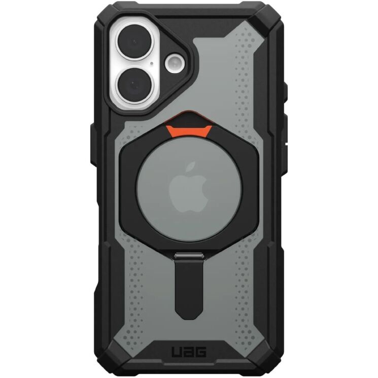 Защитный чехол URBAN ARMOR GEAR (UAG) Plasma XTE Pro для Apple iPhone 16 - Black / Orange: фото 1 из 13