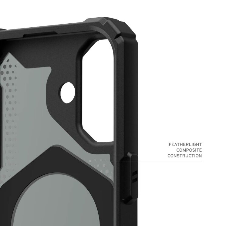 Защитный чехол URBAN ARMOR GEAR (UAG) Plasma XTE Pro для Apple iPhone 16 - Black / Orange: фото 12 из 13