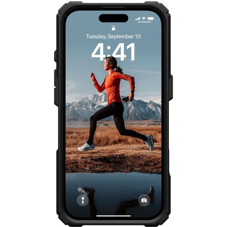 Защитный чехол URBAN ARMOR GEAR (UAG) Plasma XTE Pro для Apple iPhone 16 - Black / Orange: фото 2 из 13