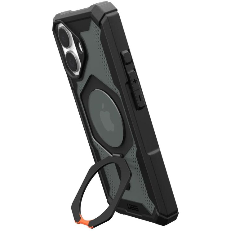 Защитный чехол URBAN ARMOR GEAR (UAG) Plasma XTE Pro для Apple iPhone 16 - Black / Orange: фото 3 из 13