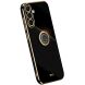 Захисний чохол XINLI Porcelain Ring для Samsung Galaxy A57 (A576) - Black (409902B). Фото 1 з 5