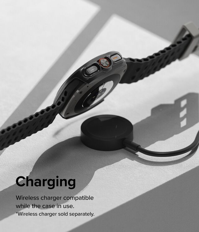 Защитный комплект Ringke Slim & Glass для Samsung Galaxy Watch Ultra (47mm) 8809961787744 - Titanium Black: фото 9 из 16