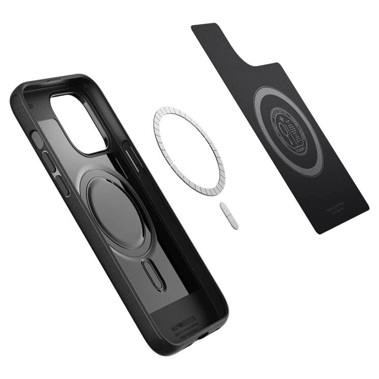 Защитный чехол Spigen (SGP) Core Armor Mag для Apple iPhone 14 Pro Max (ACS04844) - Matte Black: фото 6 из 16