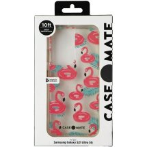 Защитный чехол Case-Mate Tough Prints для Samsung Galaxy S21 Ultra (G998) CM047278 - Float On Flamingos: фото 1 из 1