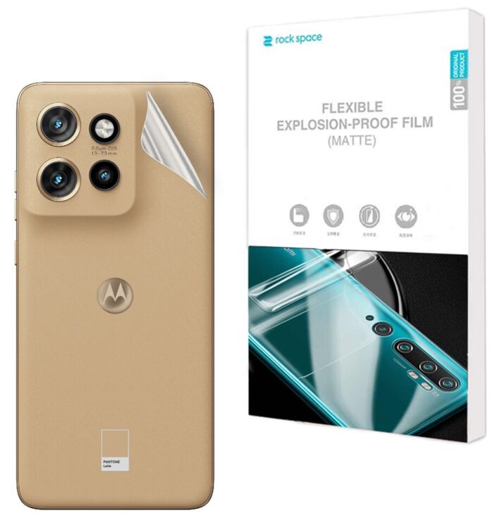 Антиблікова плівка на задню панель RockSpace Explosion-Proof Matte для Motorola Edge 50 Neo: фото 1 з 9