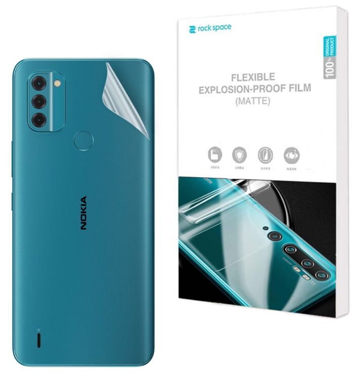 Антиблікова плівка на задню панель RockSpace Explosion-Proof Matte для Nokia C31: фото 1 з 9