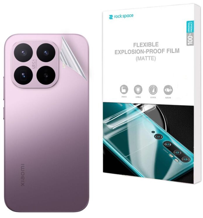 Антиблікова плівка на задню панель RockSpace Explosion-Proof Matte для Xiaomi 17T (408821) Антиблікова плівка на задню панель RockSpace Explosion-Proof Matte для Xiaomi 17T: фото 1 з 9