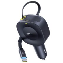 Автомобільний зарядний пристрій Baseus PrimeTrip VR2 30W 1C + кабель Type-C (C0206401) - Cosmic Black: фото 1 з 18