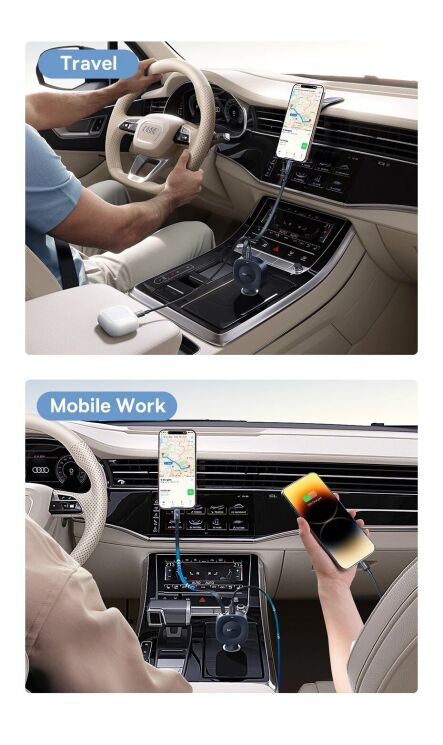 Автомобільний зарядний пристрій Baseus PrimeTrip VR2 30W 1C + кабель Type-C (C0206401) - Cosmic Black: фото 14 з 18