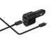 Автомобильное зарядное устройство Samsung Super Fast Dual Car Charger (45W+15W) EP-L5300XBEGRU - Black (923144B). Фото 6 из 6