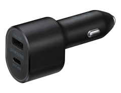 Автомобильное зарядное устройство Samsung Super Fast Dual Car Charger (45W+15W) EP-L5300XBEGRU - Black: фото 1 из 6