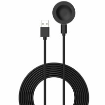 Бездротовий зарядний пристрій Deexe Metal Charger Type-C для Huawei Watch 3 / 3 Pro / 4 / 4 Pro / 5 / GT 5 / GT 5 Pro / GT 4 / GT 3 / GT 3 Pro / GT 3 SE / GT 2 Pro / GT 2 Pro ECG / Fit 4 / Fit 4 Pro - Black: фото 1 з 7