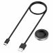 Бездротовий зарядний пристрій Deexe Metal Charger Type-C для Huawei Watch 3 / 3 Pro / 4 / 4 Pro / 5 / GT 5 / GT 5 Pro / GT 4 / GT 3 / GT 3 Pro / GT 3 SE / GT 2 Pro / GT 2 Pro ECG / Fit 4 / Fit 4 Pro - Black (958144B). Фото 2 з 7