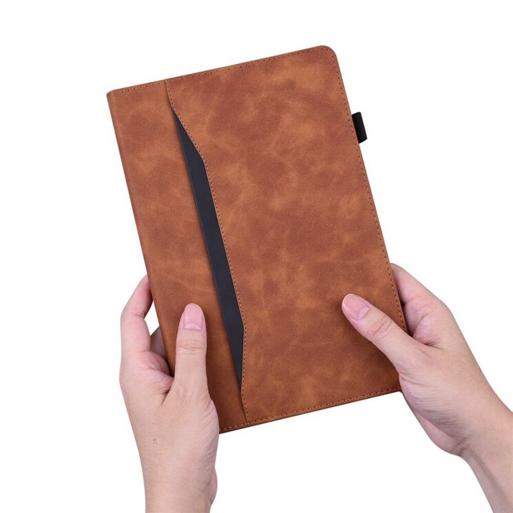 Чехол Deexe Business Style для Xiaomi Redmi Pad 2 - Brown: фото 6 из 8