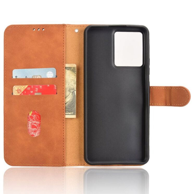 Чехол Deexe Classic Wallet для Blackview Color 8 - Brown: фото 4 из 6