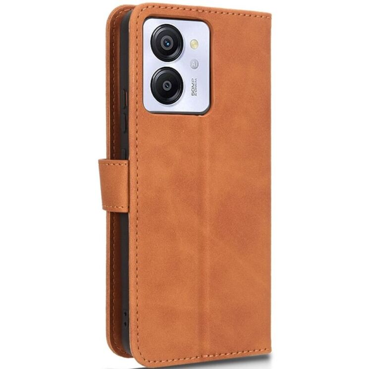 Чехол Deexe Classic Wallet для Blackview Color 8 - Brown: фото 5 из 6