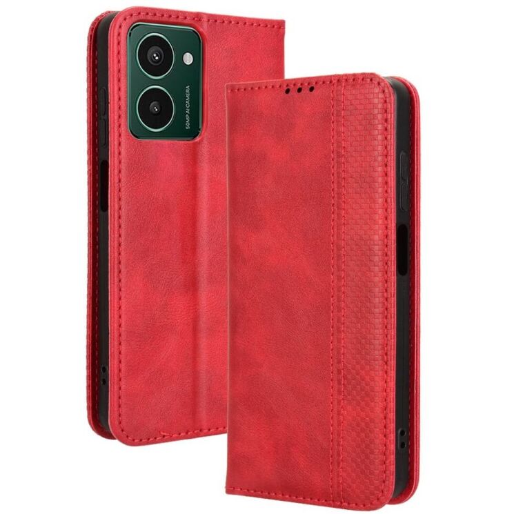 Чехол Deexe Retro Style для HMD Pulse / Pulse Pro / Pulse Plus - Red: фото 1 из 7