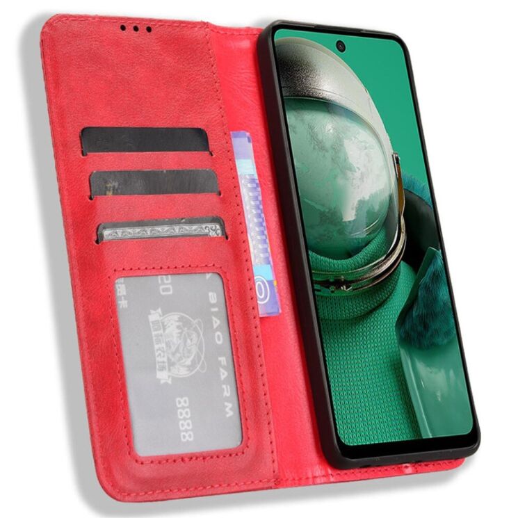 Чехол Deexe Retro Style для HMD Pulse / Pulse Pro / Pulse Plus - Red: фото 2 из 7