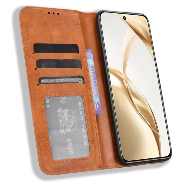 Чехол Deexe Retro Style для Honor 200 - Brown: фото 2 из 7