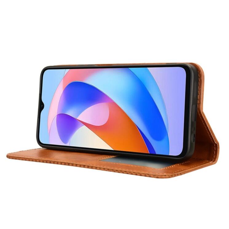Чехол Deexe Retro Style для Honor Magic 6 Lite - Brown: фото 3 из 7