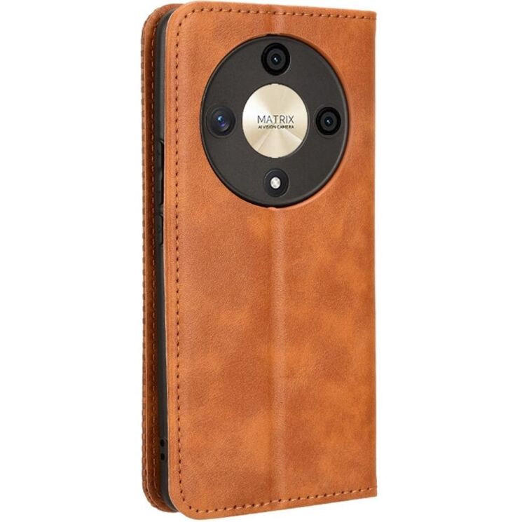 Чехол Deexe Retro Style для Honor Magic 6 Lite - Brown: фото 5 из 7