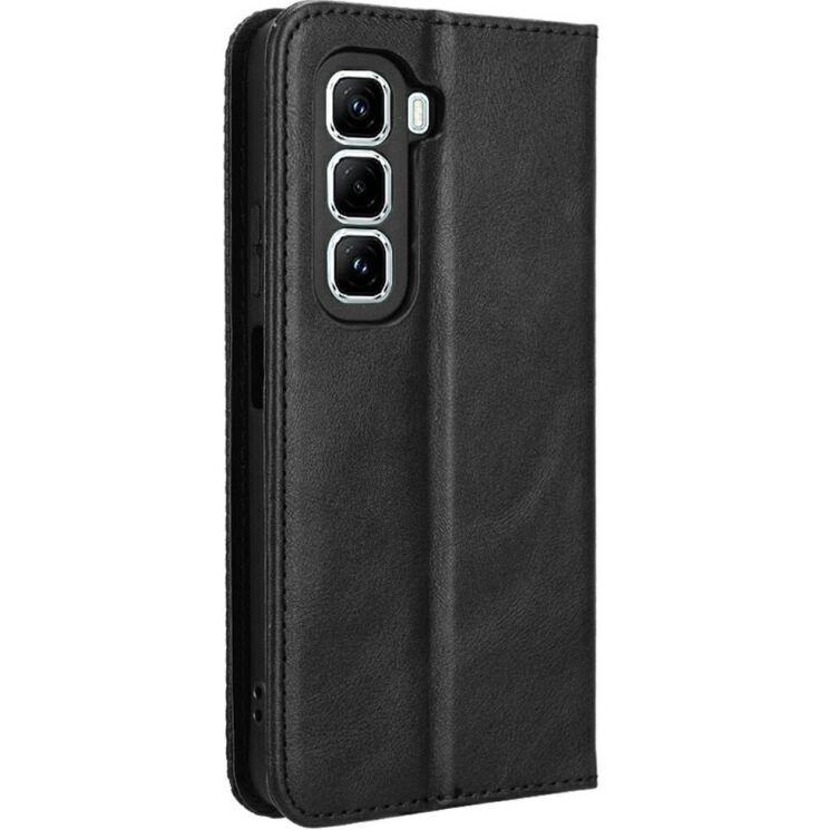 Чохол Deexe Retro Style для Infinix Hot 50 Pro Plus - Black: фото 6 з 7
